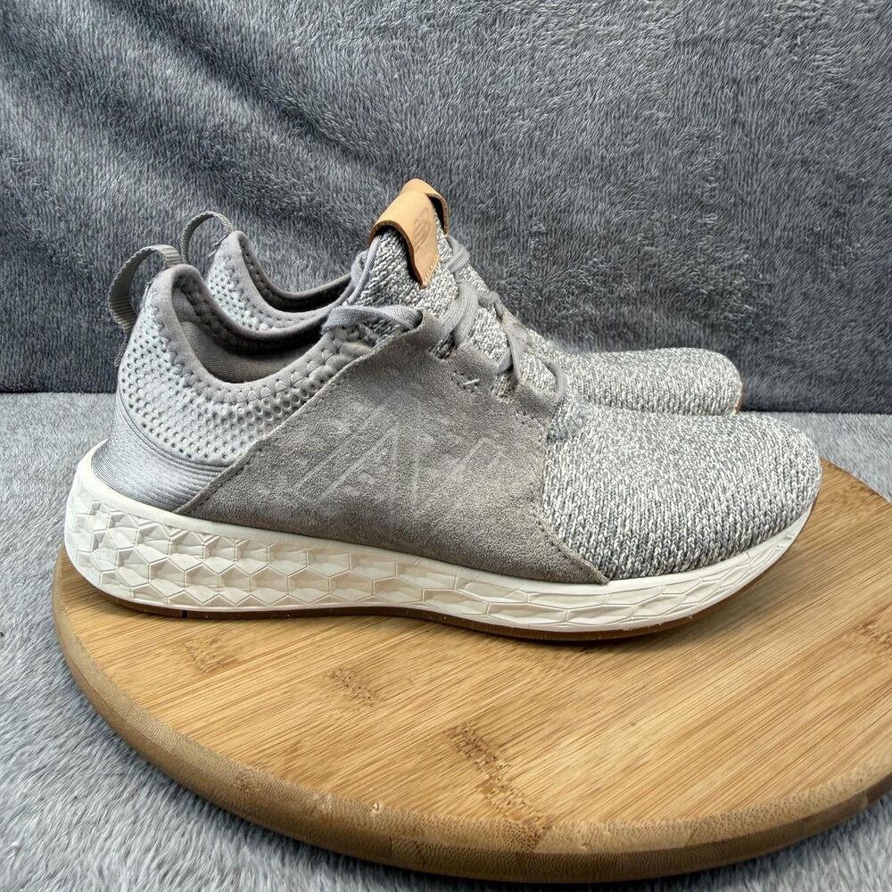 New Balance Fresh Foam Cruz Shoes Womens Size 8.5 Gray Knit Sneakers WCRUZOG
